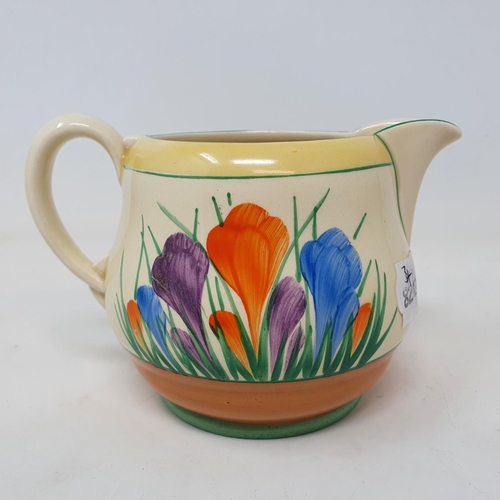 1003 - A Clarice Cliff Crocus pattern jug