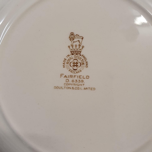 1044 - A Royal Crown Derby part service and a Royal Doulton part service (qty)