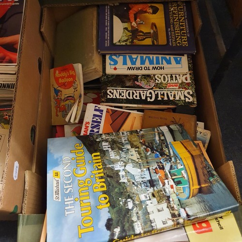 1068 - Assorted books and magazines (4 boxes)