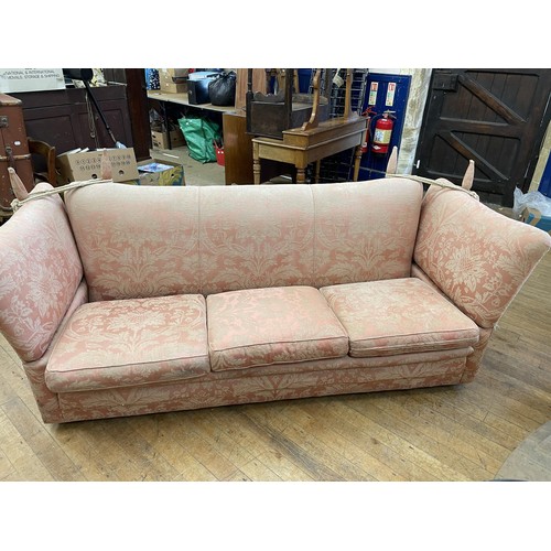 1312 - A Knoll type drop end sofa, 220 cm wide