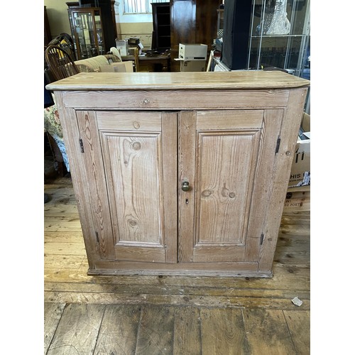 1198 - A pine cupboard, 110 cm wide