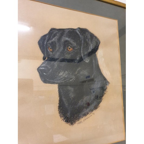 1158 - Mary Browning, Thai, signed and dated '81, 40 x 31 cm, and another of a labrador, signed and dated '... 