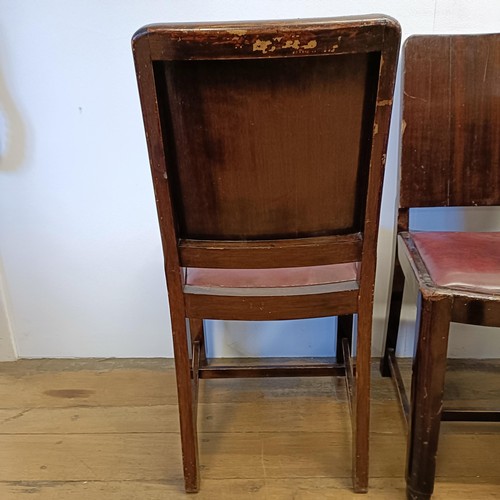 1209 - A set of six Art Deco style dining chairs (6)