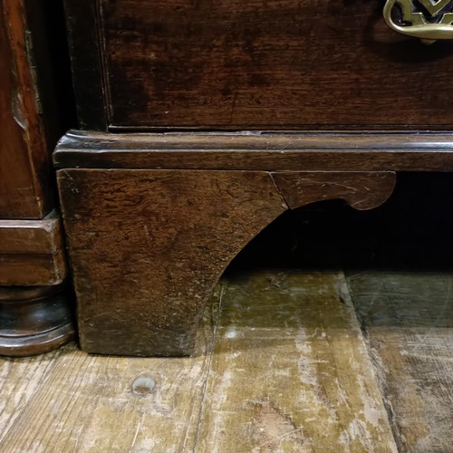 1250 - A 19th century mahogany bureau, 84 cm wide