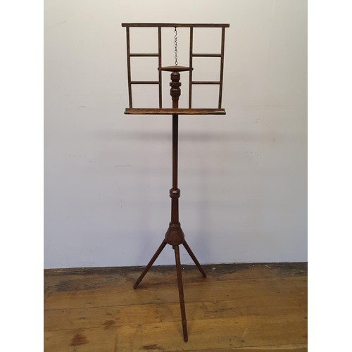 1232 - A 19th century pine reading stand