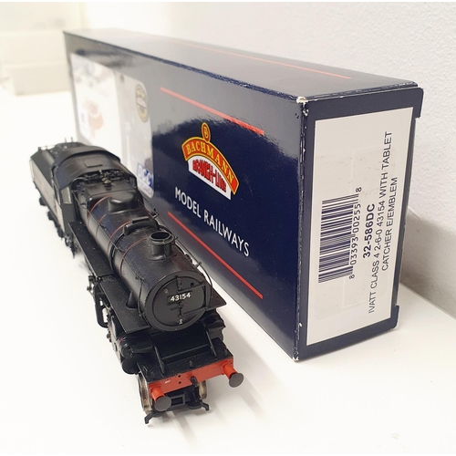 120 - A Bachmann 00 gauge 2-6-0 locomotive and tender, No 32-586DC, boxed  Provenance: From a vast single ... 