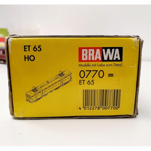 144 - A BRA WA two car train set, No 0770=ET65, boxed  Provenance: From a vast single owner collection of ... 