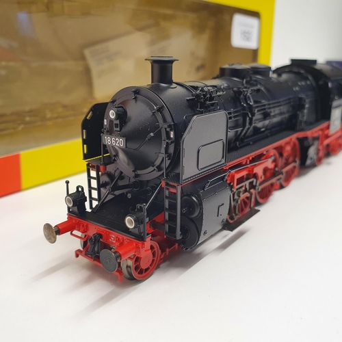 152 - A Fleischmann OO gauge 4-6-2 locomotive and tender, No 4118, boxed Provenance: From a vast single ow... 