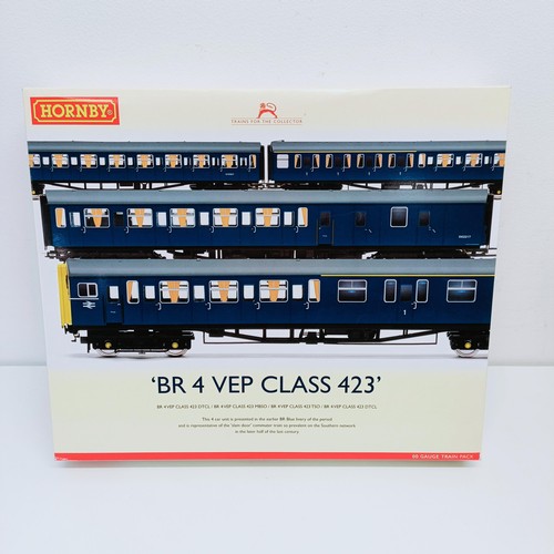13 - A Hornby OO train pack, BR 4 VEP Class 423, boxed Provenance: From a vast single owner collection of...