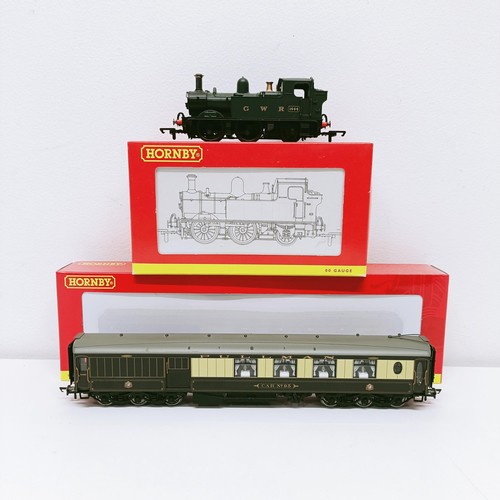 67 - A Hornby OO gauge  0-4-2 locomotive, No R2026C, boxed, and a carriage, No 447, boxed (2) Provenance:... 