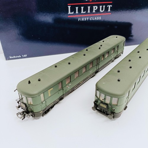 76 - A Liliput OO gauge two car set, No L112503, boxed  Provenance: From a vast single owner collection o... 