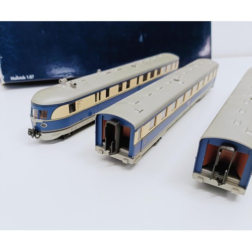 77 - A Liliput OO gauge three car train set, No L112603, boxed  Provenance: From a vast single owner coll... 