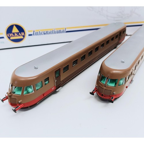 104 - An OS.KAR HO gauge two car train set, No Art.2006, boxed  Provenance: From a vast single owner colle... 