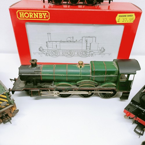 242 - A Hornby OO gauge 0-6-0 locomotive, No R2165B, boxed, and four OO gauge locomotives, and three tende... 