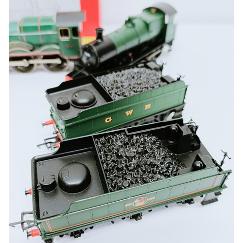 242 - A Hornby OO gauge 0-6-0 locomotive, No R2165B, boxed, and four OO gauge locomotives, and three tende... 