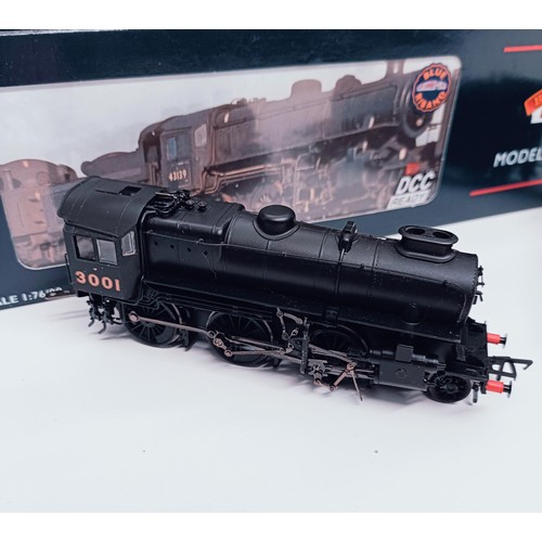 245 - A Bachmann OO gauge 2-6-0 locomotive, lacking tender, No 32-276, and a 2-6-0 locomotive, lacking ten... 