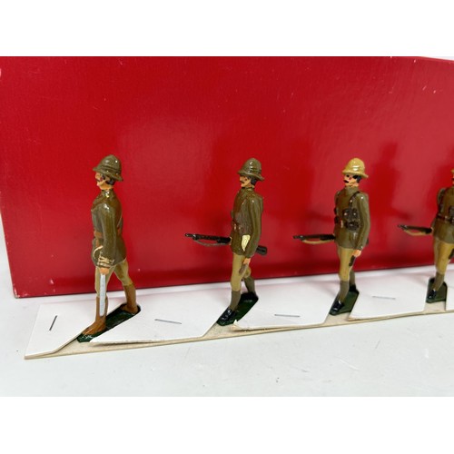 318 - A Britains type military set, Dublin Fusiliers, later box