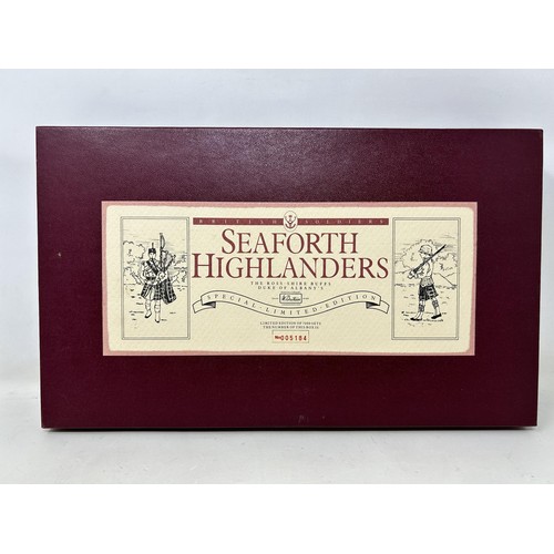 325 - A W Britain set, Seaforth Highlanders, No 5188, boxed