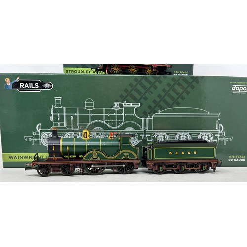 329 - A Dapol OO gauge 0-6-0 locomotive, No 4S-010-001, and No 4S-027-001, boxed (2)