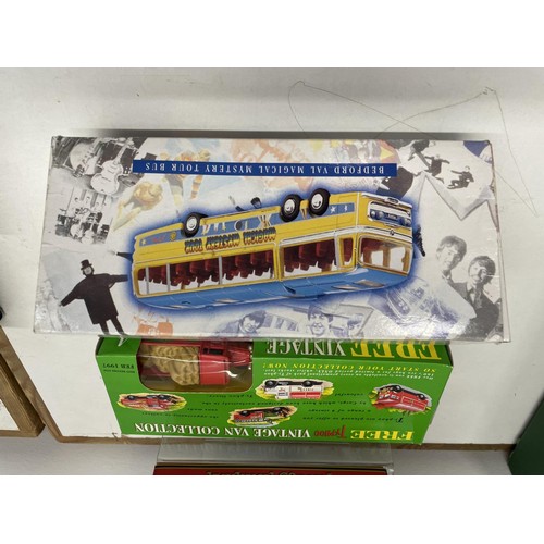 382 - Assorted cars and buses, to include Models Of Yesteryear Corgi (box)