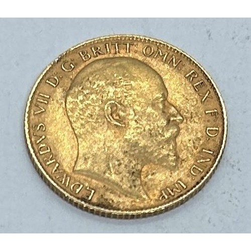 640 - An Edward VII half sovereign, 1910