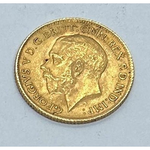 641 - A George V half sovereign, 1912