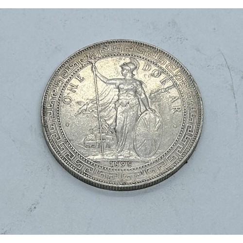 643 - A late 19th century British trade dollar, 1898