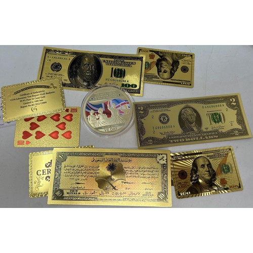 646 - A Queen Victoria shilling, 1856, assorted commemorative and other coins (qty)