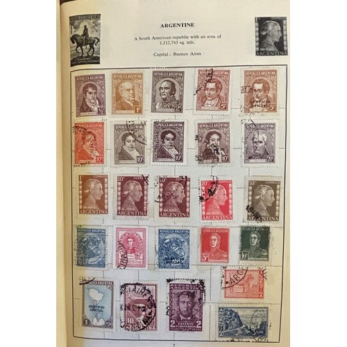 675 - Assorted world stamps in 12 albums (box)