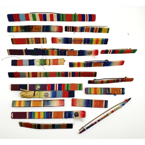 436 - Assorted ribbon medal bars  Provenance: From a collection of medals and militaria amassed by its Dev... 