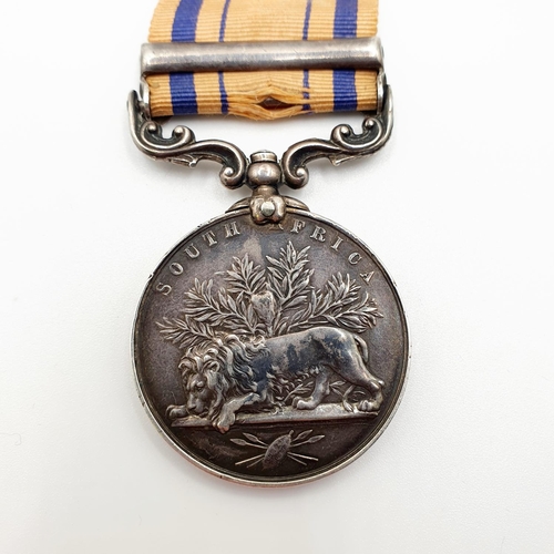 449 - A South Africa medal, awarded to 1189 Pte J Stiff 99th Foot, with 1879 clasp 
Provenance: From a col... 