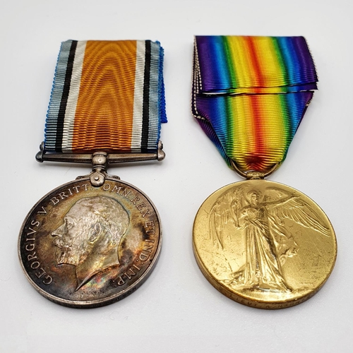 460 - A British War medal and Victory medal pair, awarded to 2 Lieut A Harrison 
Provenance: From a collec... 