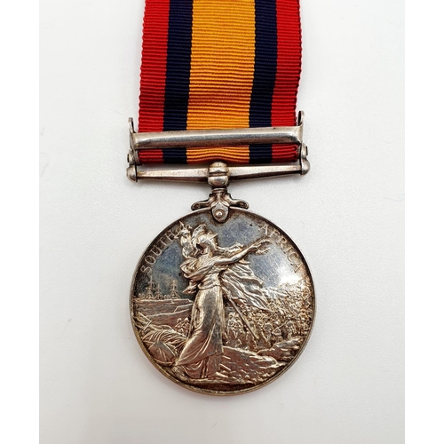 470 - A Queen's South Africa medal, awarded to 2160 Sgt E Walkley 2nd Wiltshire Regiment, with Cape Colony... 