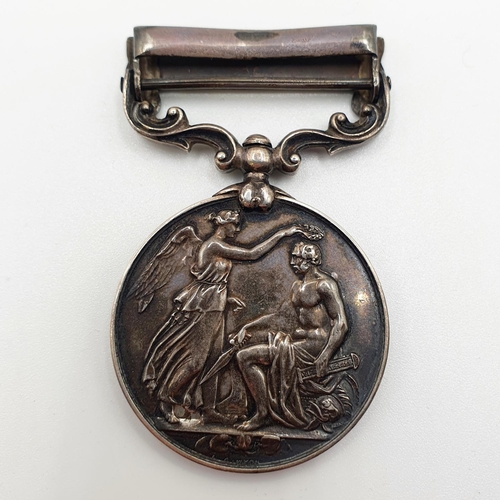 539 - An India General Service medal, awarded to Lec (?) Corpl B Evatt Calcutta Vol Rifle Corps, with a NE... 