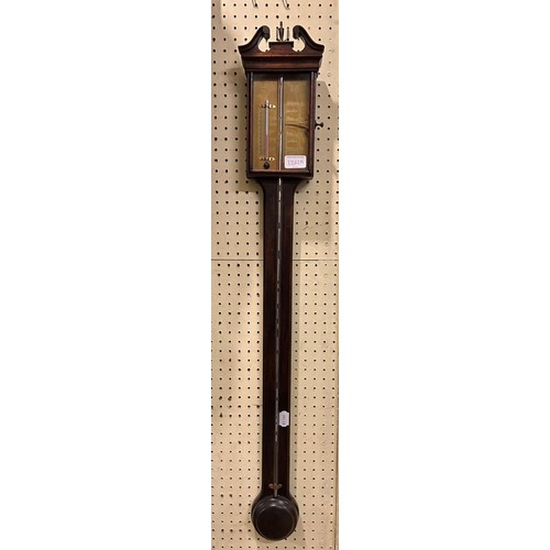 1261A - A 19th century stick barometer, 96 cm high