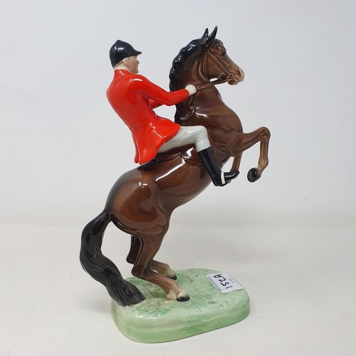 1052A - A Beswick rearing huntsman, 868, 24 cm high