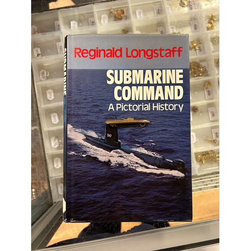 596 - An unusual submarine brooch SOCA, Longstaff (Reginald), Submarine Command, 1 vol.