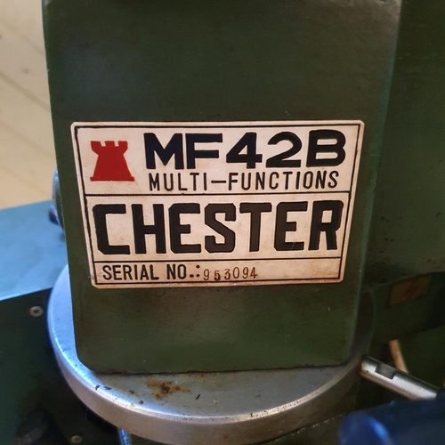 500 - A Chester MF42B Multi-Functions lathe  
Note: From a deceased estate, being sold without reserve