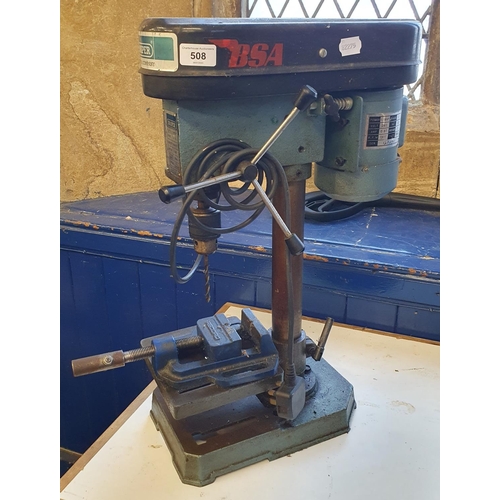 508 - A Draper pillar drill, model D13/5A  Note: From a deceased estate, being sold without reserve