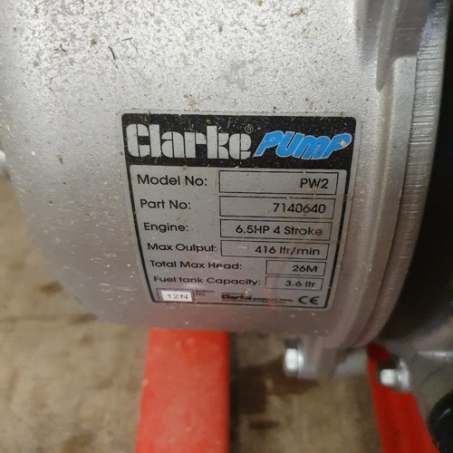 513 - A Clarke pump, model PW2 Note: From a deceased estate, being sold without reserve