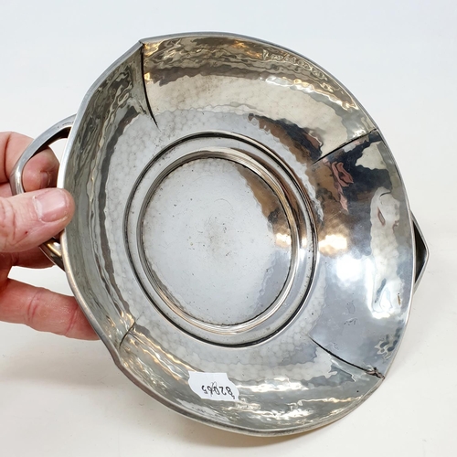 103 - A Period Pewter bowl, by Frank Cobb & Co, 27 cm wide