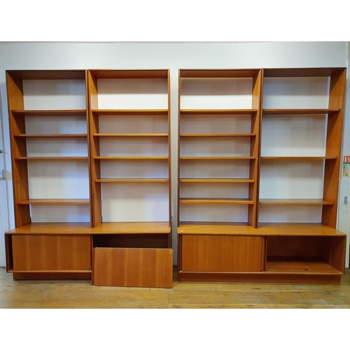 11 - Two G-Plan teak room dividers, 153 cm wide (2)