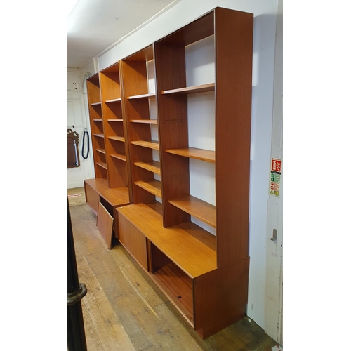 11 - Two G-Plan teak room dividers, 153 cm wide (2)