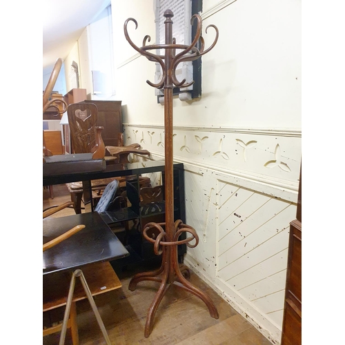 127 - A Bentwood coat stand, 200 cm high