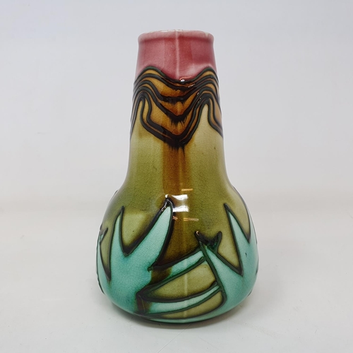 54 - A Minton Successionist vase, 12 cm high