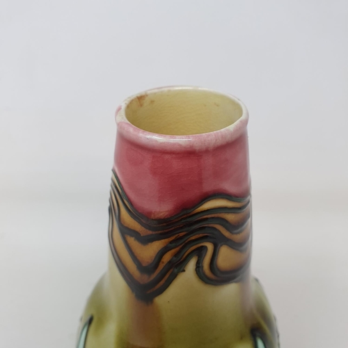 54 - A Minton Successionist vase, 12 cm high