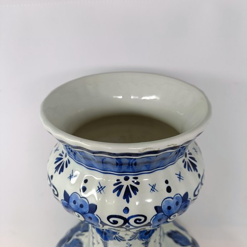 645 - A Delft vase, 50 cm high