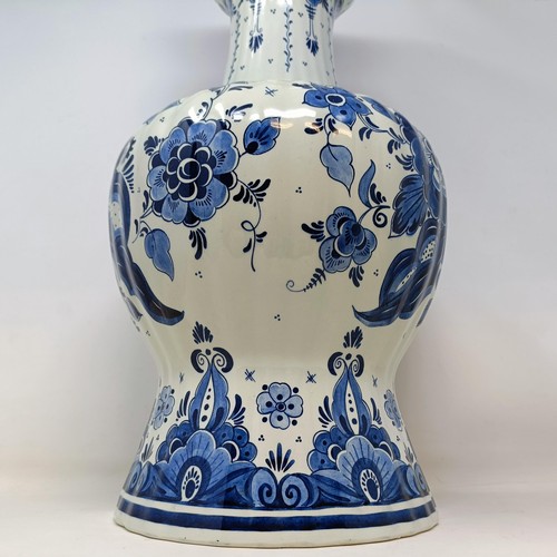 645 - A Delft vase, 50 cm high