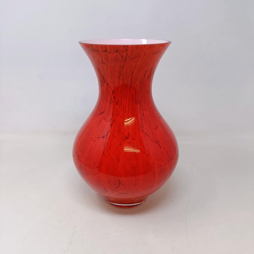 702 - A red Art Glass vase, assorted Spode Christmas pattern china, Lilliput Lane houses, other ceramics a... 