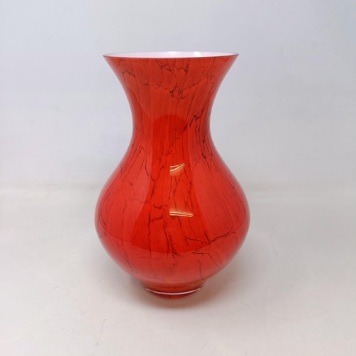 702 - A red Art Glass vase, assorted Spode Christmas pattern china, Lilliput Lane houses, other ceramics a... 